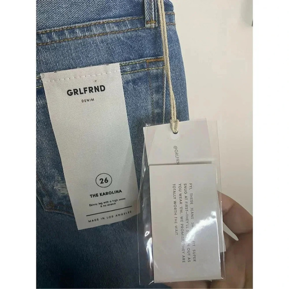 New GRLFRND Karolina High Rise Skinny in Last Dance Size 26 - Picture 9 of 11